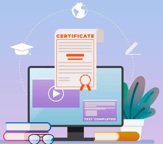 how do online proctored exams work and deliver certificates to students