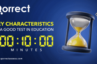 Characteristics of a good test in education from Qorrect